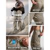 imageCQR Mens Convertible Cargo Tactical Pants Water Resistant Outdoor Hiking Pants Zip Off Lightweight Stretch Work PantsRunyon Sandstorm