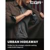 imageCQR Mens Flannel Button Down Shirts Soft Cotton Plaid Long Sleeve Tactical Work Shirt Warm Outdoor Essential with PocketStealth Dark Brown