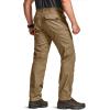 imageCQR Mens Flex Stretch Tactical Pants Water Resistant Ripstop Cargo Pants Lightweight EDC Outdoor Work Hiking PantsIntense Cougar
