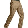 imageCQR Mens Flex Stretch Tactical Pants Water Resistant Ripstop Cargo Pants Lightweight EDC Outdoor Work Hiking PantsIntense Cougar