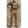 imageCQR Mens Flex Stretch Tactical Pants Water Resistant Ripstop Cargo Pants Lightweight EDC Outdoor Work Hiking PantsIntense Coyote
