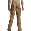 imageCQR Mens Flex Stretch Tactical Pants Water Resistant Ripstop Cargo Pants Lightweight EDC Outdoor Work Hiking PantsIntense Coyote