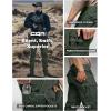 imageCQR Mens Flex Stretch Tactical Pants Water Resistant Ripstop Cargo Pants Lightweight EDC Outdoor Work Hiking PantsIntense Green Kelp