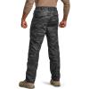imageCQR Mens Flex Stretch Tactical Pants Water Resistant Ripstop Cargo Pants Lightweight EDC Outdoor Work Hiking PantsIntense Utility Camo Black