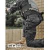 imageCQR Mens Flex Stretch Tactical Pants Water Resistant Ripstop Cargo Pants Lightweight EDC Outdoor Work Hiking PantsIntense Utility Camo Black