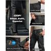 imageCQR Mens Flex Stretch Tactical Pants Water Resistant Ripstop Cargo Pants Lightweight EDC Outdoor Work Hiking PantsSneak Black