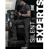imageCQR Mens Flex Stretch Tactical Pants Water Resistant Ripstop Cargo Pants Lightweight EDC Outdoor Work Hiking PantsSneak Black