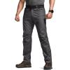 imageCQR Mens Flex Stretch Tactical Pants Water Resistant Ripstop Cargo Pants Lightweight EDC Outdoor Work Hiking PantsSneak Charcoal
