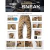 imageCQR Mens Flex Stretch Tactical Pants Water Resistant Ripstop Cargo Pants Lightweight EDC Outdoor Work Hiking PantsSneak Cougar