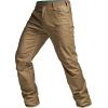 imageCQR Mens Flex Stretch Tactical Pants Water Resistant Ripstop Cargo Pants Lightweight EDC Outdoor Work Hiking PantsSneak Cougar