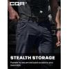imageCQR Mens Flex Stretch Tactical Pants Water Resistant Ripstop Cargo Pants Lightweight EDC Outdoor Work Hiking PantsSneak Operator Navy