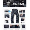 imageCQR Mens Flex Stretch Tactical Pants Water Resistant Ripstop Cargo Pants Lightweight EDC Outdoor Work Hiking PantsSneak Operator Navy