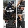imageCQR Mens Flex Stretch Tactical Pants Water Resistant Ripstop Cargo Pants Lightweight EDC Outdoor Work Hiking PantsTacstretch Cargo Zip Black