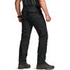 imageCQR Mens Flex Stretch Tactical Pants Water Resistant Ripstop Cargo Pants Lightweight EDC Outdoor Work Hiking PantsTacstretch Cargo Zip Black