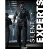 imageCQR Mens Flex Stretch Tactical Pants Water Resistant Ripstop Cargo Pants Lightweight EDC Outdoor Work Hiking PantsTacstretch Cargo Zip Black