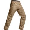 imageCQR Mens Flex Stretch Tactical Pants Water Resistant Ripstop Cargo Pants Lightweight EDC Outdoor Work Hiking PantsTacstretch Khaki