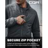 imageCQR Mens Lightweight Insulated Jacket Windproof Packable Water Resistant Warm Active Coat for Hiking Work Outdoor TacticalFrame Shadow Grey