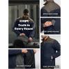 imageCQR Mens Lightweight Insulated Jacket Windproof Packable Water Resistant Warm Active Coat for Hiking Work Outdoor TacticalFrame Tundra  Navy