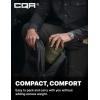 imageCQR Mens Lightweight Insulated Jacket Windproof Packable Water Resistant Warm Active Coat for Hiking Work Outdoor TacticalLayer Army Green  Soil Green