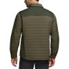 imageCQR Mens Lightweight Insulated Jacket Windproof Packable Water Resistant Warm Active Coat for Hiking Work Outdoor TacticalLayer Army Green  Soil Green