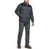 imageCQR Mens Lightweight Insulated Jacket Windproof Packable Water Resistant Warm Active Coat for Hiking Work Outdoor TacticalLayer Black  Shadow Grey