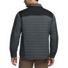 imageCQR Mens Lightweight Insulated Jacket Windproof Packable Water Resistant Warm Active Coat for Hiking Work Outdoor TacticalLayer Black  Shadow Grey