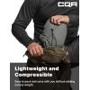 imageCQR Mens Lightweight Insulated Jacket Windproof Packable Water Resistant Warm Active Coat for Hiking Work Outdoor TacticalLightweight Charcoal