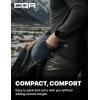 imageCQR Mens Lightweight Insulated Jacket Windproof Packable Water Resistant Warm Active Coat for Hiking Work Outdoor TacticalVeil Black  Shadow Grey