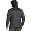 imageCQR Mens Lightweight Insulated Jacket Windproof Packable Water Resistant Warm Active Coat for Hiking Work Outdoor TacticalVeil Black  Shadow Grey