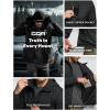 imageCQR Mens Lightweight Insulated Jacket Windproof Packable Water Resistant Warm Active Coat for Hiking Work Outdoor TacticalVeil Black