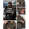 imageCQR Mens Lightweight Insulated Jacket Windproof Packable Water Resistant Warm Active Coat for Hiking Work Outdoor TacticalVeil Tundra
