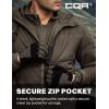imageCQR Mens Lightweight Insulated Jacket Windproof Packable Water Resistant Warm Active Coat for Hiking Work Outdoor TacticalVeil Tundra