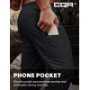 imageCQR Mens Lightweight Vent Hiking Pants WaterResistant ampamp Breathable Sports Outdoor Athletic Pants with Elastic WaistAscend Bolt Black