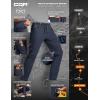 imageCQR Mens Lightweight Vent Hiking Pants WaterResistant ampamp Breathable Sports Outdoor Athletic Pants with Elastic WaistAscend Bolt Polar Navy