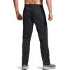 imageCQR Mens Lightweight Vent Hiking Pants WaterResistant ampamp Breathable Sports Outdoor Athletic Pants with Elastic WaistAscend Crux Black