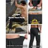 imageCQR Mens Lightweight Vent Hiking Pants WaterResistant ampamp Breathable Sports Outdoor Athletic Pants with Elastic WaistAscend Crux Black