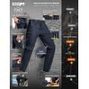 imageCQR Mens Lightweight Vent Hiking Pants WaterResistant ampamp Breathable Sports Outdoor Athletic Pants with Elastic WaistAscend Crux Polar Navy