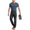 imageCQR Mens Lightweight Vent Hiking Pants WaterResistant ampamp Breathable Sports Outdoor Athletic Pants with Elastic WaistAscend Peak Black