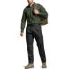 imageCQR Mens Long Sleeve Tactical Shirts Ripstop Military Work Shirts UPF 50 Breathable Button Down Outdoor Hiking ShirtCommander Hidden Zipper Olive
