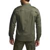 imageCQR Mens Long Sleeve Tactical Shirts Ripstop Military Work Shirts UPF 50 Breathable Button Down Outdoor Hiking ShirtJourneyman Soil Green