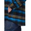 imageCQR Mens Plaid Flannel Shirt Jacket Long Sleeve Soft Warm SherpaQuilted Lined Jacket Outdoor Button UpZipFront JacketQuilted Lining Forest Oasis