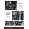 imageCQR Mens Plaid Flannel Shirt Jacket Long Sleeve Soft Warm SherpaQuilted Lined Jacket Outdoor Button UpZipFront JacketQuilted Lining Shark Grey