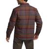 imageCQR Mens Plaid Flannel Shirt Jacket Long Sleeve Soft Warm SherpaQuilted Lined Jacket Outdoor Button UpZipFront JacketStealth Harvest