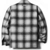 imageCQR Mens Plaid Flannel Shirt Jacket Long Sleeve Soft Warm SherpaQuilted Lined Jacket Outdoor Button UpZipFront JacketWool Jk Cloud Grey Ombre