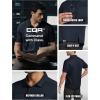 imageCQR Mens Polo Shirts Tactical Short Sleeve Golf Performance Shirts Lightweight Dry Fit UPF 50 PiqueCommander Police Navy