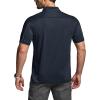 imageCQR Mens Polo Shirts Tactical Short Sleeve Golf Performance Shirts Lightweight Dry Fit UPF 50 PiqueCommander Police Navy