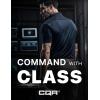 imageCQR Mens Polo Shirts Tactical Short Sleeve Golf Performance Shirts Lightweight Dry Fit UPF 50 PiqueCommander Police Navy