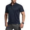 imageCQR Mens Polo Shirts Tactical Short Sleeve Golf Performance Shirts Lightweight Dry Fit UPF 50 PiqueCommander Police Navy