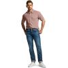 imageCQR Mens Polo Shirts Tactical Short Sleeve Golf Performance Shirts Lightweight Dry Fit UPF 50 PiqueFrost Essential Ash Pink