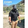 imageCQR Mens Polo Shirts Tactical Short Sleeve Golf Performance Shirts Lightweight Dry Fit UPF 50 PiqueFrost Essential Charcoal